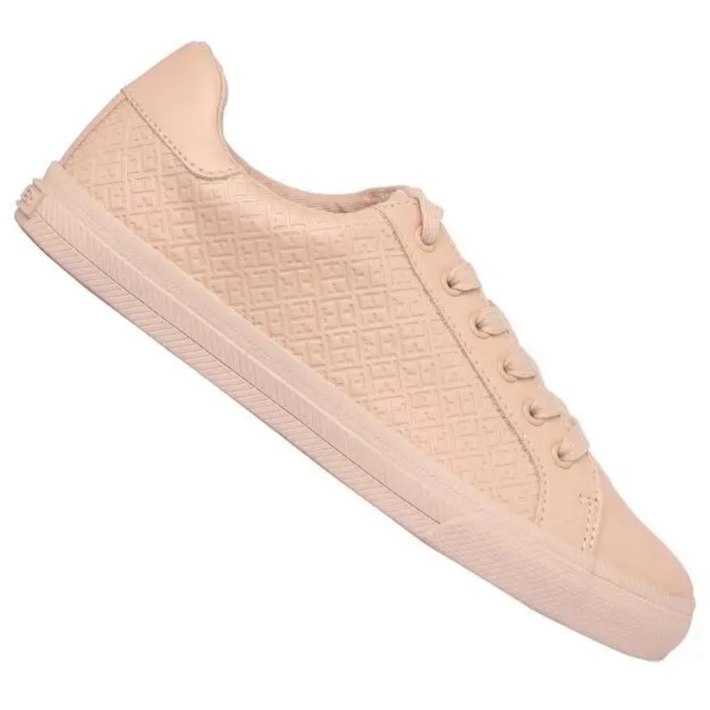 Tommy Hilfiger Pink Leather Sneakers